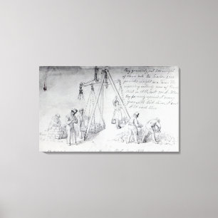 Toile Pesage des pierres sur la rue de Francis, Londres