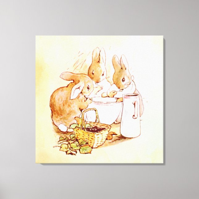Toile Peter Rabbit Beatrix Potter (Recto)