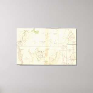 Toile Pétersbourg, Va, campagne d'Atlanta