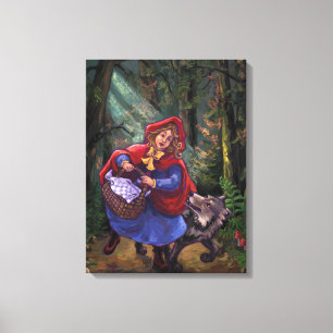 Toile Petit Chaperon Rouge