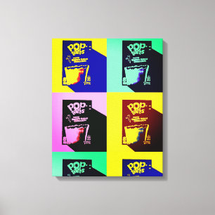 Toile Petit-déjeuner de champions pop art