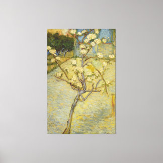Toile Petit poirier en fleurs Van Gogh Art