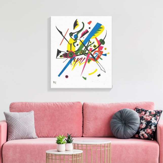 Toile Petits mondes 1 | Kandinsky | (Insitu(Salon))