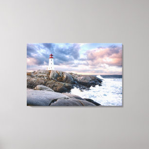 Toile Phare de la crique de Peggy