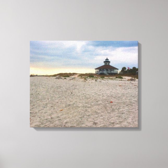 Toile Phare de l'île (Recto)
