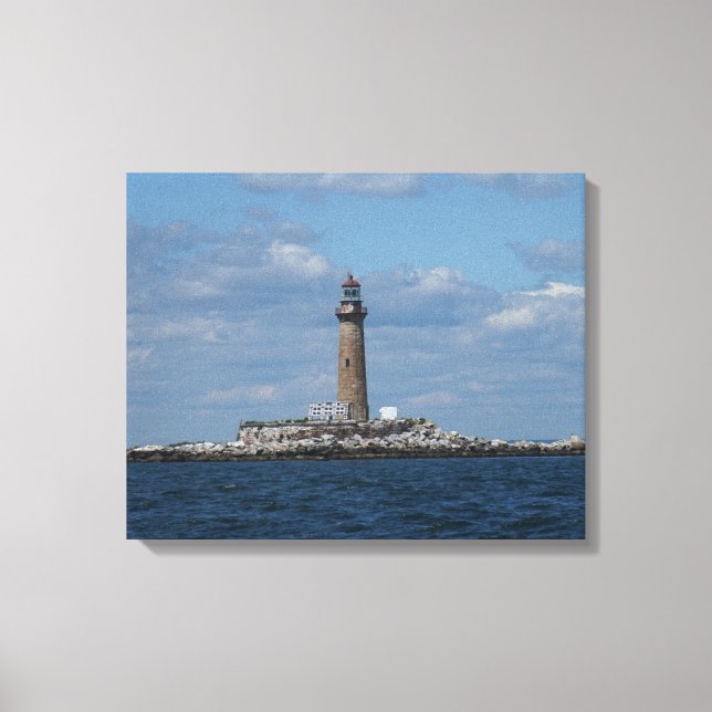 Toile Phare de Little gull Island (Recto)