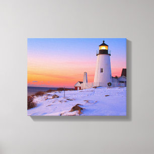 Toile Phare de Pemaquid Point, Maine