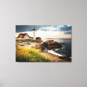 Toile Phare de Portland Head  Cape Elizabeth ME