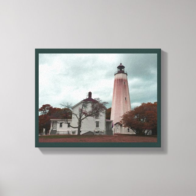 Toile Phare de Sandy Hook (Recto)