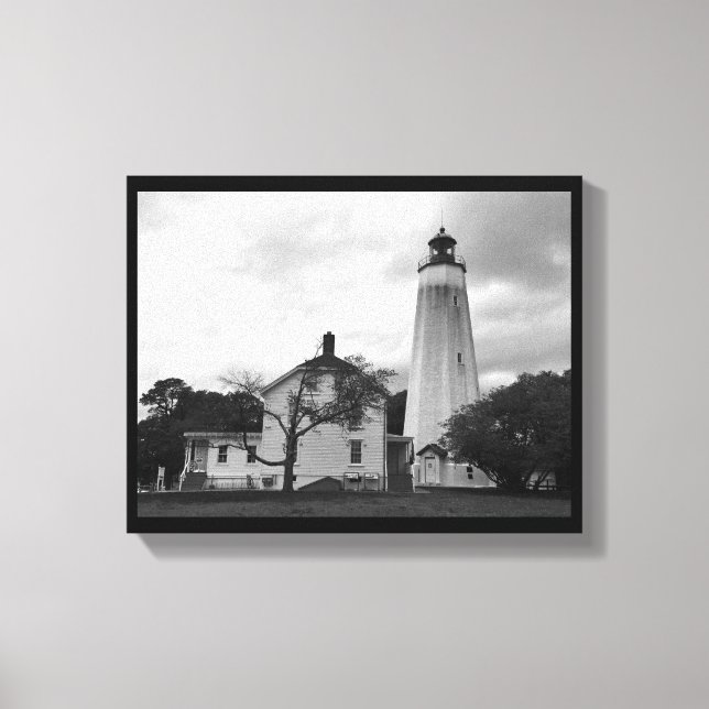 Toile Phare de Sandy Hook (Recto)