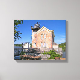 Toile Phare de Saugerties, Hudson River New York