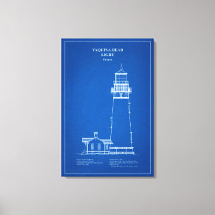 Toile Phare de Yaquina Head - Oregon - AD