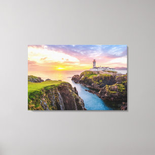 Toile Phare principal Cie.   le Donegal Irlande de Fanad