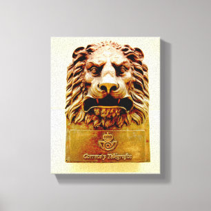 Toile Photo cubaine de la Vieille Havane   Lion  