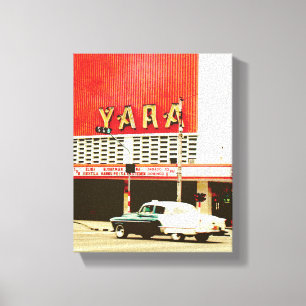 Toile Photo cubaine de la Vieille Havane Yara