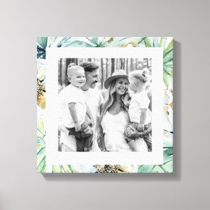 Toile Photo de famille de l'arrière - plan de feuillage