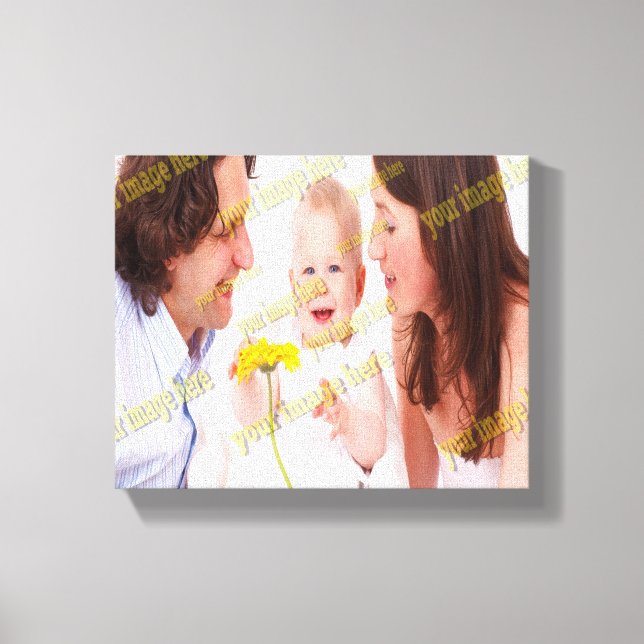 Toile PHOTO DE FAMILLE ✨ Joli sur mesure (Recto)