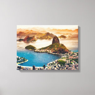 Toile Photo de la ville de Rio de Janeiro