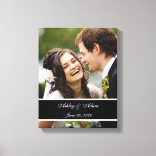 Toile Photo de mariage personnalisée Keepsaké personnali