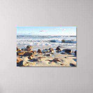 Toile Photo des vagues de l'océan Atlantique