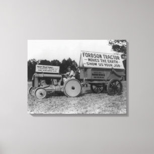 Toile Photo d'un tracteur Fordson