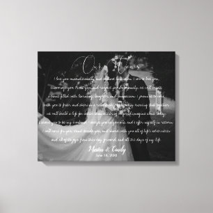 Toile Photo et vidéos de l'anniversaire du Mariage Cust