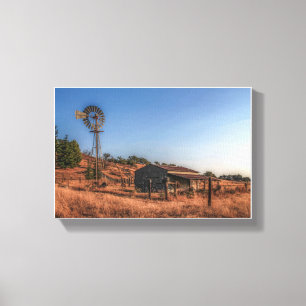 Toile Photo - L'Ancien moulin à vent