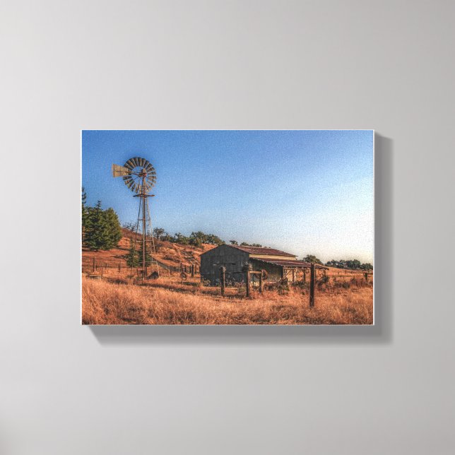 Toile Photo - L'Ancien moulin à vent (Recto)
