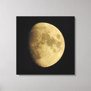 Toile Photo Lune, Phase Lune, Gros plan, Photo