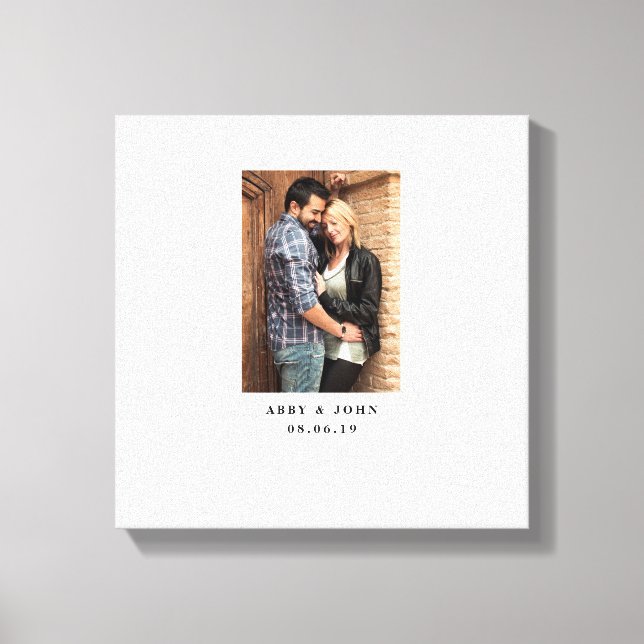 Toile Photo Mariage Guest Book Alternative (Recto)