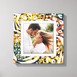 Toile Photo Motif animal coloré