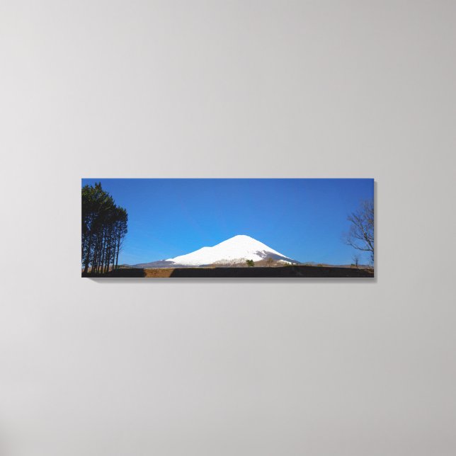 Toile Photo panoramique du Mont Fuji © (Recto)