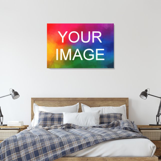 Toile Photo personnalisée Image Logo Budget de l'AC (Insitu(Chambre))