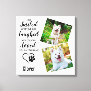 Toile Photo Pet Dog Memorial Chien