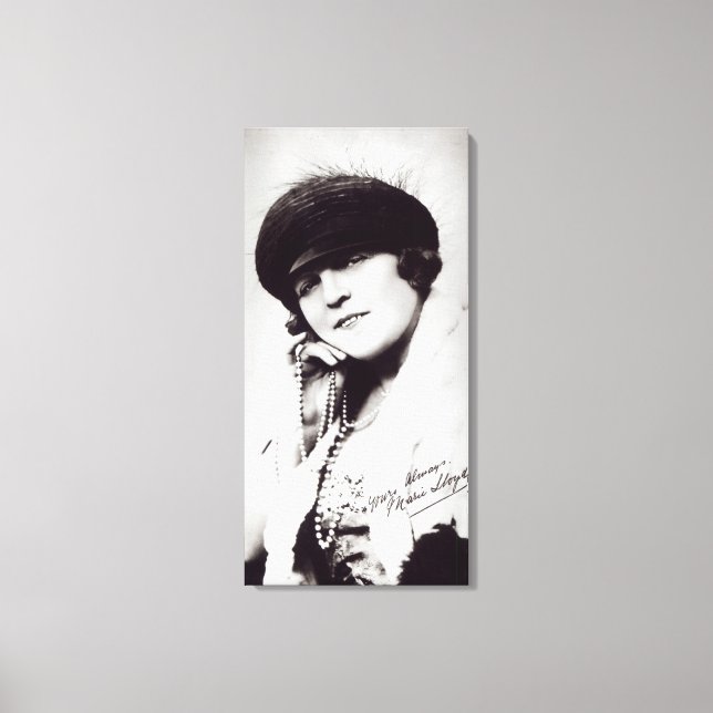 Toile Photo signée de Marie Lloyd (Recto)