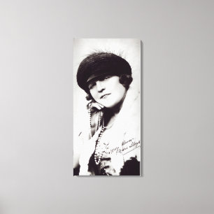 Toile Photo signée de Marie Lloyd