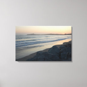 Toile photo Sunset de la plage de Californie du No