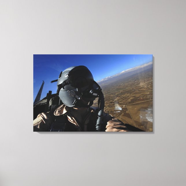 Toile Photographe de combat aérien de l'armée de l'air a (Recto)