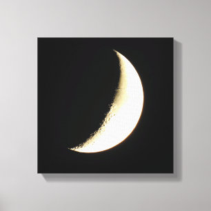Toile Photographie artistique de la Lune
