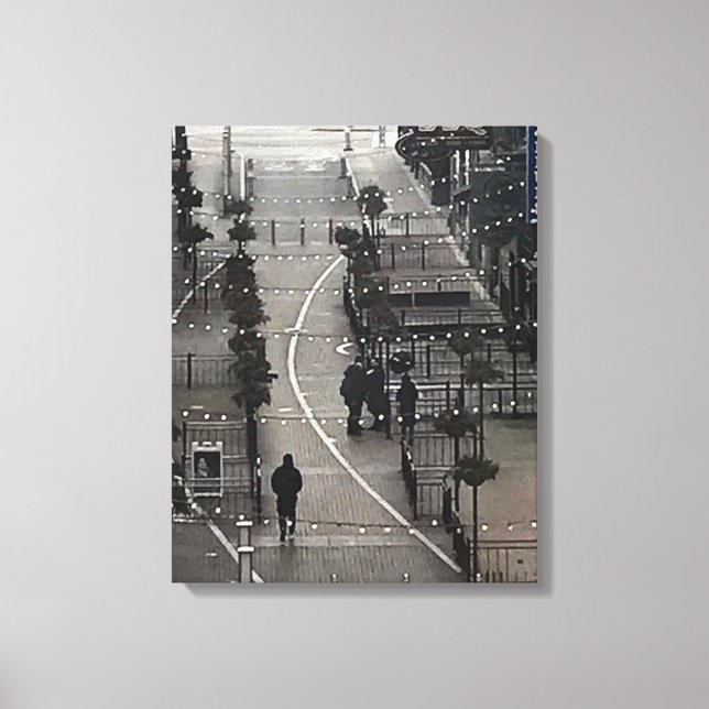Toile Photographie de "East 4th Street Morning" (Recto)