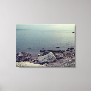 Toile Photographie du paysage marin Imprimer