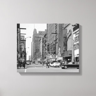 Toile Photographie du Randolph St Oriental, 1960 à Chica