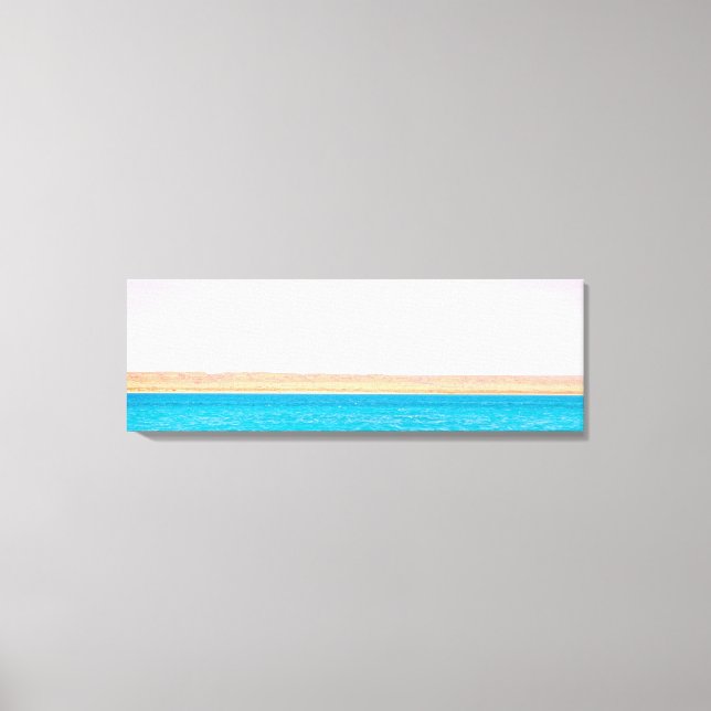 Toile Photographie Ocean Land Sky (Recto)