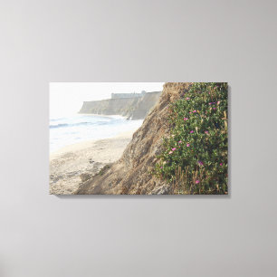 Toile photographique de la plage de Californie du 