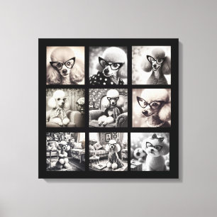 Toile Photos de collage amusants 9