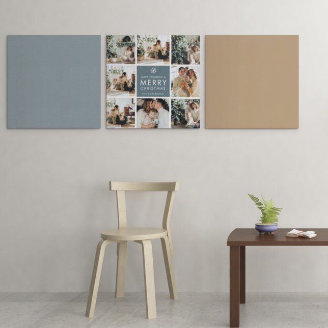 Toile Photos Multi Holiday | Merry Christmas | (Créateur téléchargé)
