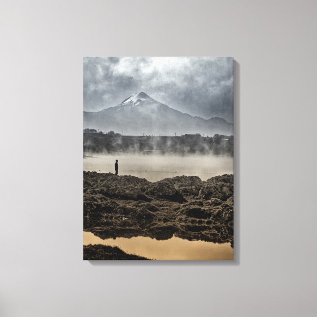 Toile Pico De Orizaba Du Lac Achichic À Puebla (Recto)