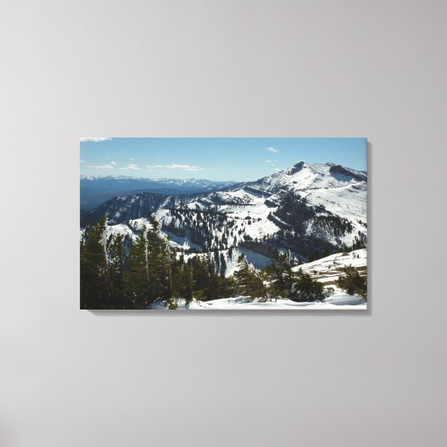 Toile Pics neigeux du Grand Teton (Recto)