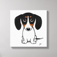 Piebald Dachshund | Joli chien édulcoré en caricat