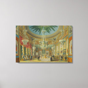 Toile Pièce régalante, des 'vues de pavillon royal